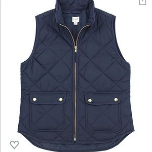 J Crew navy blue vest